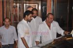 Abhishek Bachchan, Sanjay Dutt, Bunty Walia at Sanjay Dutt_s private get together at his home on 18th July 2011 (15).JPG